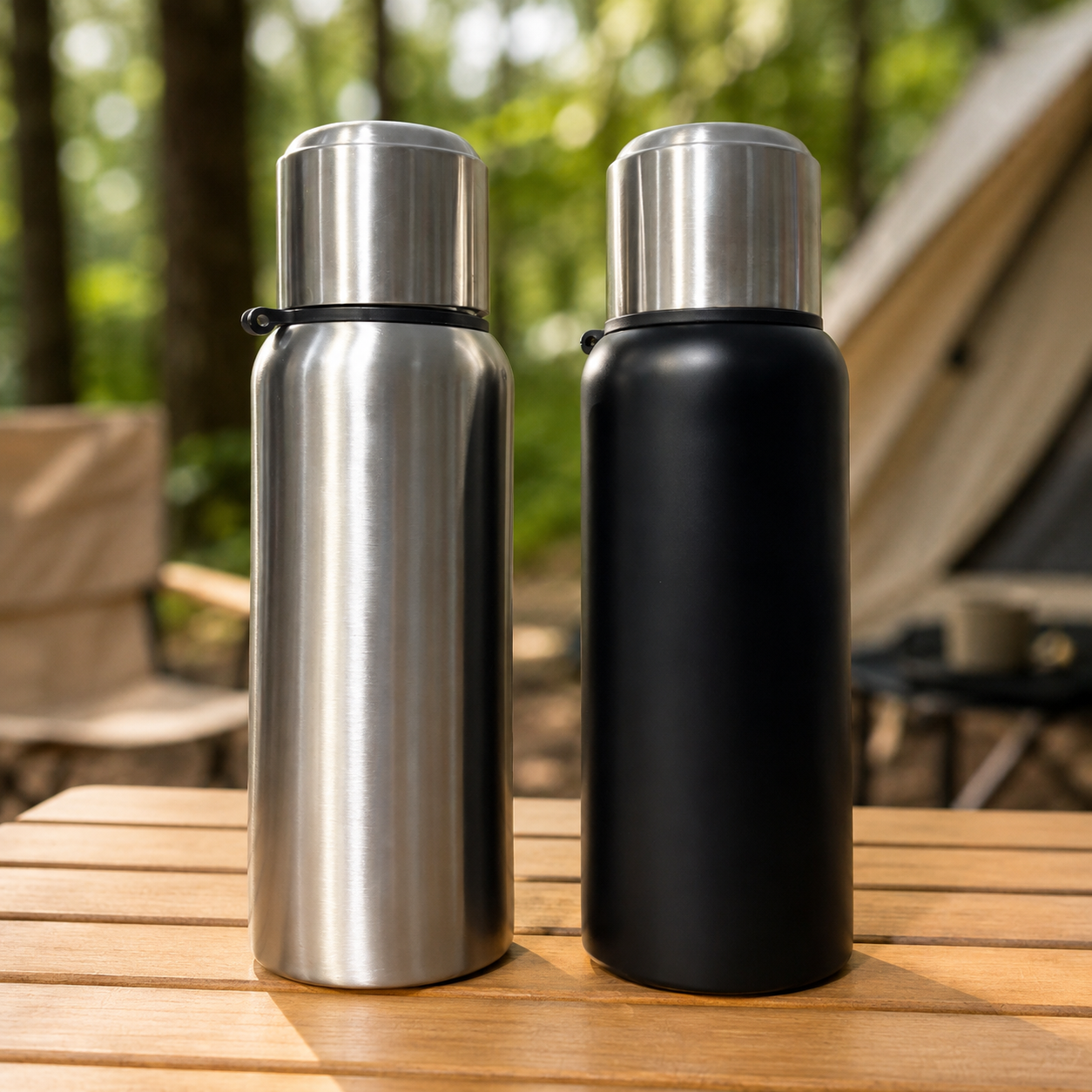 Termo de Acero Inoxidable con Taza e Infusor 600 ml