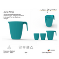 Jarra plastica glam