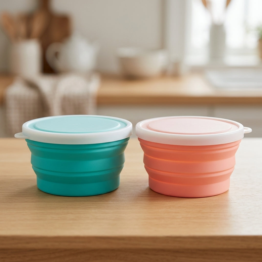 Vaso plegable termico