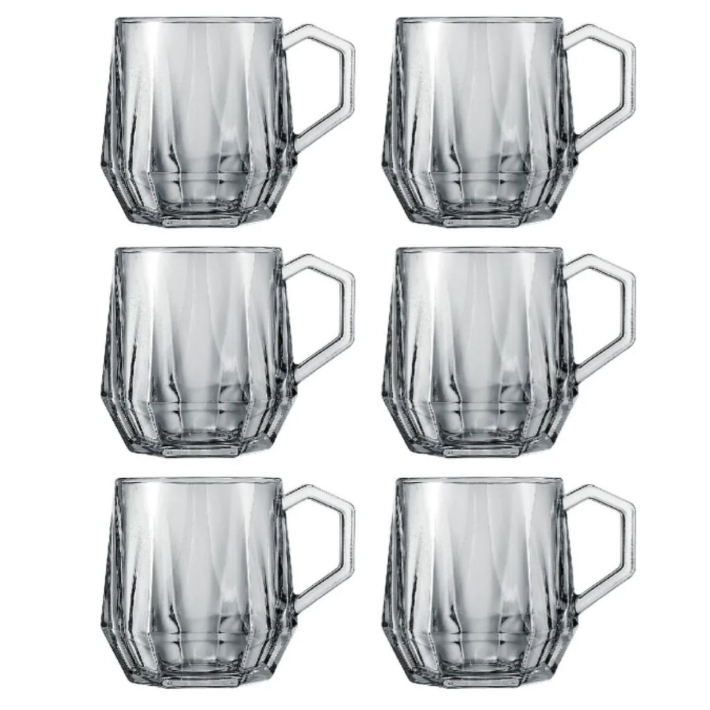 Set de tazas de cafe diamond grey