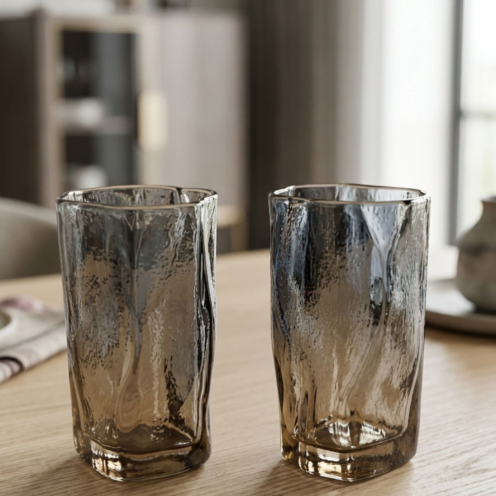 Set x6 vasos altos glacier Grey
