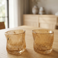 Set x6 vasos bajos curved gold