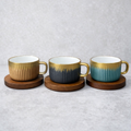 Taza ceramica degradé wood