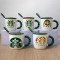 Taza Starbucks tapa y cuchara