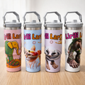 Vaso térmico de acero inoxidable Brainrots 900 ml