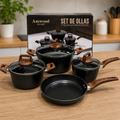 Set 7 Ollas de Cocina Amwood