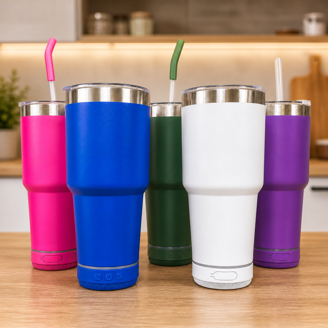 Vaso termico 800 cc c/parlante