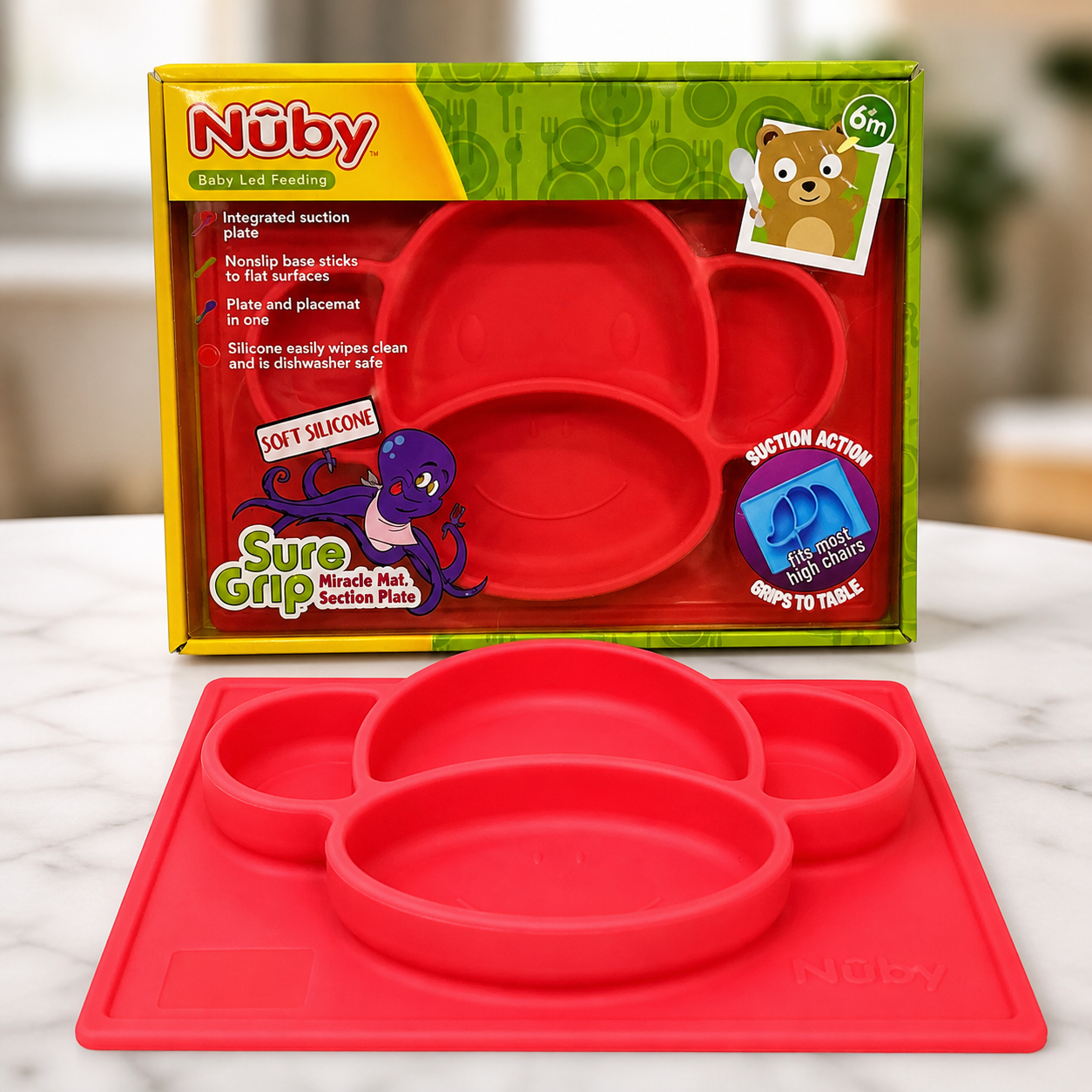 Plato infantil mono