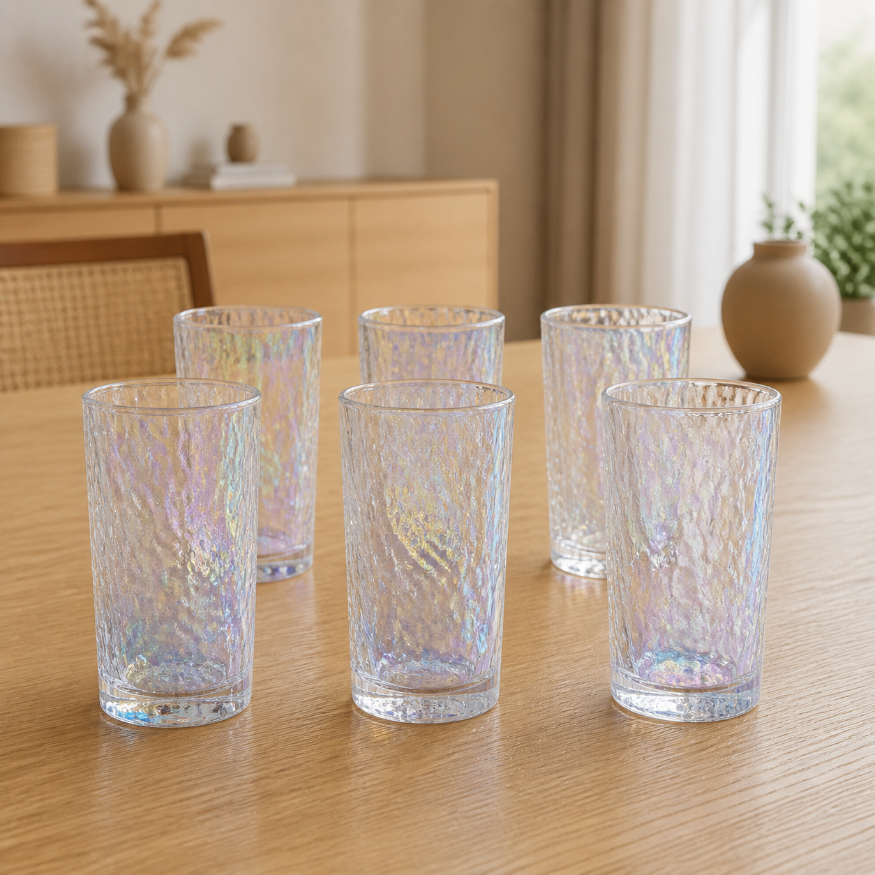 RM42-84 - Set x6 vasos altos glacier Tornasol - set x6