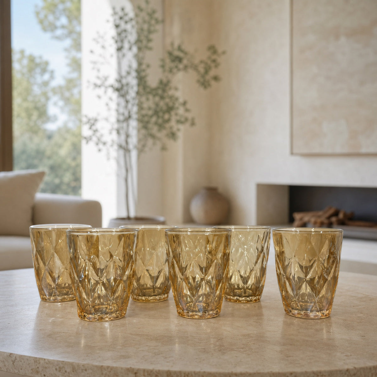 Set x6 Vasos chicos Ice Gold
