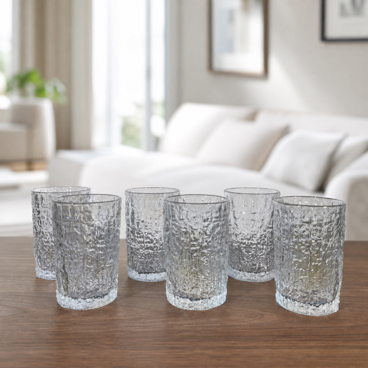 Set x6 Vasos chicos de agua Alaska Colorfull