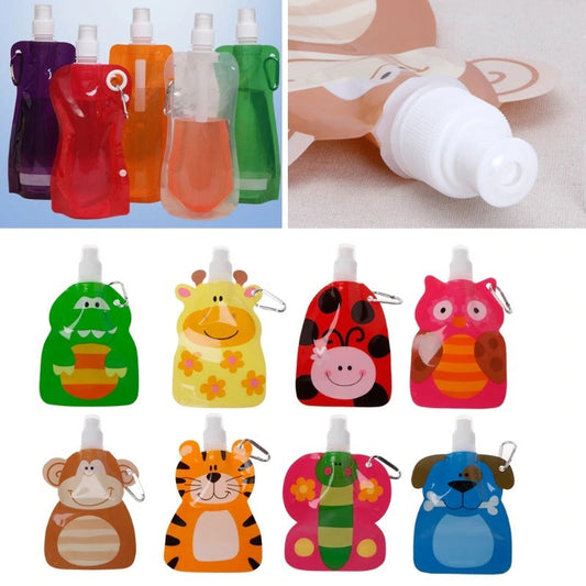 Botella plegable infantil por mayor - Bazar Mayorista