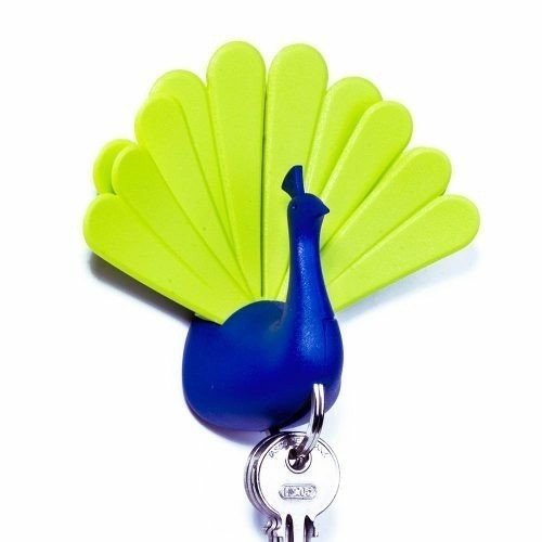 Portallaves pavo real