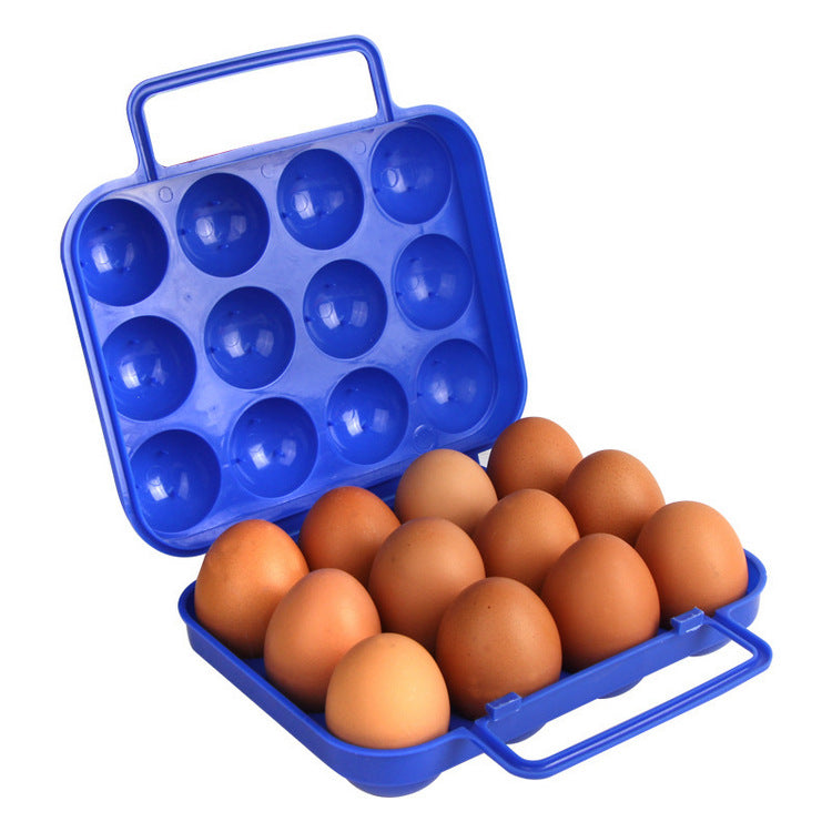 Caja porta 12 huevos con manija