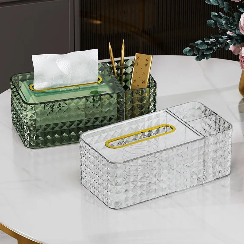 Caja pañuelos tisue cristal
