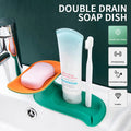 Jabonera y organizador de baño