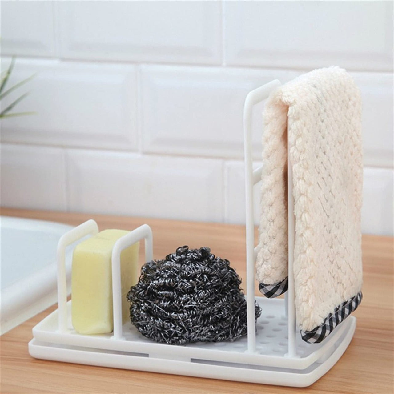 Organizador cocina con toallero